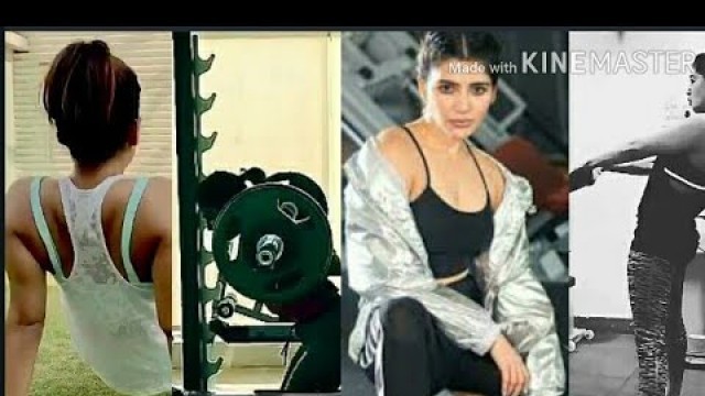 'samantha gym workout videos |south Indian actress |tollywood |nayanthara|rakul |actress gym workout'