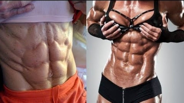 'Killer Six Pack Abs Hot Female Workout - Crazy Female Fitness'