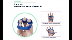 'How to Exercise Your Fingers with Finger Extensor Resistance Band'