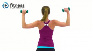 'Tank Top Arms Workout - Shoulders, Arms & Upper Back Workout'