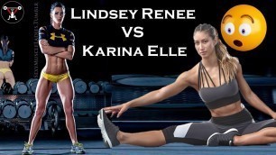 'Lindsey Renee VS Karina Elle, fitness 