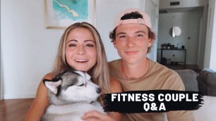 'FITNESS COUPLE Q&A | Do we fight? Workout together?!'