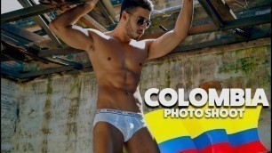 'Male Model Photoshoot in Colombia men\'s fitness physique underwear #2'