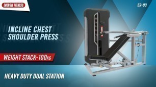 'How to do  Best Chest/Shoulder Press Machine Workout  | ER 03 | Energie Fitness'