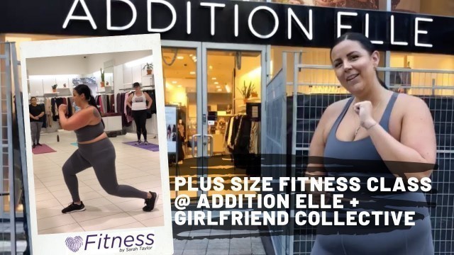 'Plus Size Fitness Class at Addition Elle + Girlfriend Collective Review'