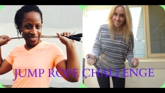 'Fitness Friday | 5 Minute Jump Rope Challenge | Collab with Elle-K Fitness'