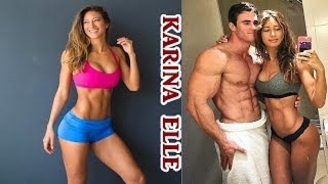 'Karina Elle Sexy Fitness Model / All Exercises For a Toned Body'