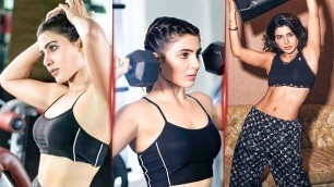 'Gorgeous Samantha Workout Video | Fitness Freak | Celebrities Fitness Video'
