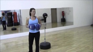 'REFLEX BAG DRILL, BEGINNERS, CARDIO ROUTINE FOR WEIGHTLOSS, YOUR TIME TRAINING WITH MELISA'