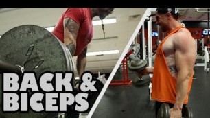 'Back & Bicep Workout With Dave Lovett'