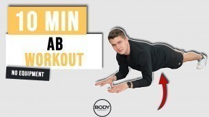 '10 MIN AB Workout | No Equipment | Beginner Workout | Body Concept.'