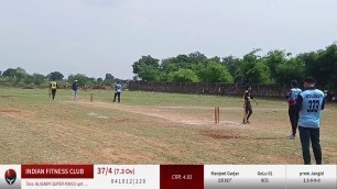 'Live Cricket Match | INDIAN FITNESS CLUB vs ALIGARH SUPER KINGS | 21-Sep-22 01:30 PM 20 overs | ALIG'