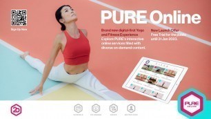 'PURE Online - Brand new digital-first Fitness and Yoga Experience'