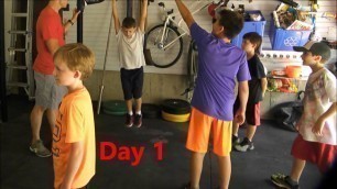 'Brains and Brawn Camp - First Pullups and Toes to Bar'