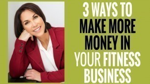 'EP 188 |  3 Ways to Make More Money in your Fitness Business | Rachel Cosgrove'