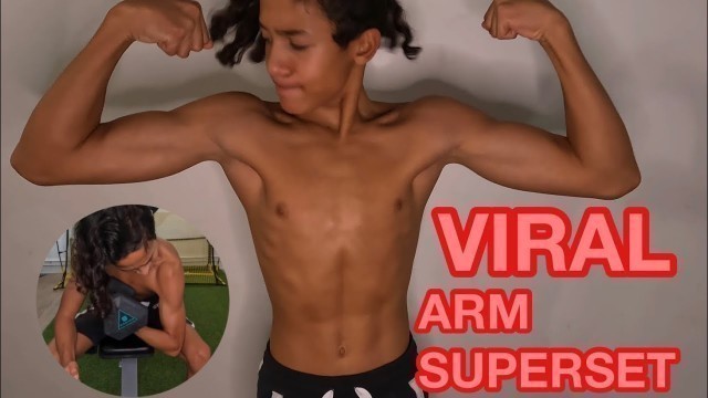 'VIRAL ARM SUPERSET WORKOUT'