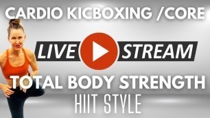 'LIVESTREAM Group Fitness Class➡️ #362 ➡️ Classes Time Stamped  In DESCRIPTION BOX Below➡️ 3 CLASSES'