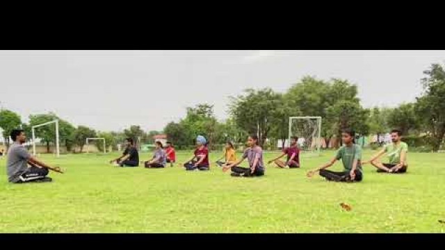 'Yoga day (Chakar Sports Academy) @YouTube @SportsTak @fitnessblender @punjabkesaritv'