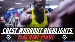 'Chest Workout Highlights | Machine Mode | 2 Weeks Out | Gabriel Sey'