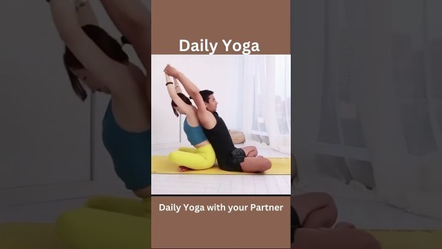 'Best exercises for fitness Daily Yoga with ur Partner #cardio #like #subscribe #support'