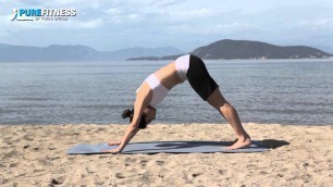 'Downward Dog Yoga Pose by Fotini Bitrou - Pure Fitness'