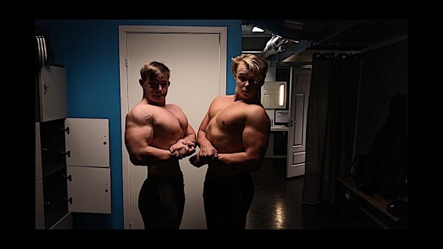 'Chest Workout With 16 Year Old Gabriel Pettersen And Storm Martinussen'
