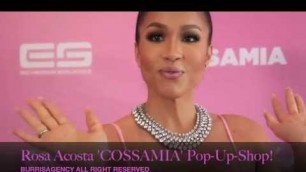 'Rosa Acosta \'Pretty in Pink\' COSSAMIA Pop-Up-Shop on Melrose Ave'