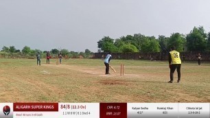 'Live Cricket Match | INDIAN FITNESS CLUB vs ALIGARH SUPER KINGS | 21-Sep-22 01:23 PM 20 overs | ALIG'