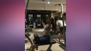 'Get ready to fight |ankita Singh|work  out in gym'