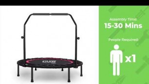 'Pure Fun | How to Video: 40 inch exercise trampoline with handrail 9003MTH'