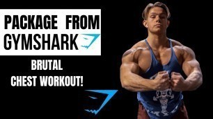 'Package From Gymshark | Brutal Chest Workout w/ 18 y/o Gabriel Pettersen'