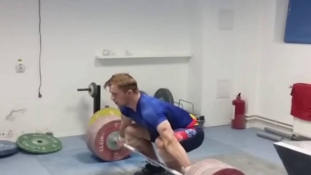 'Gabriel Sincraian - Training Snatch 175kg'