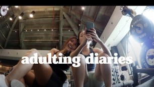 'Adulting Diaries | pure fitness gym, cooking salmon rice bowl, tile shopping... again'