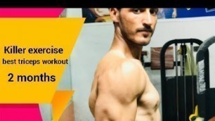 'Triceps workout | Killer exercise | super sets | Fitness Club | Pakistan | Mattani Fitness Club 