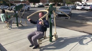 'New fitness equipment at Vincent Lugo Park - City of San Gabriel'