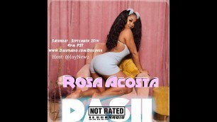 'Rosa Acosta Talks Fitness and business with Not Rated Radio'