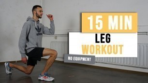 '15 MIN LEG Workout | No Equipment | Beginner Workout | Body Concept.'