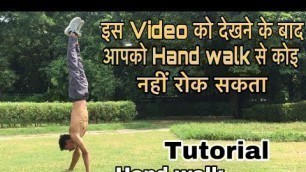 'Handstand Walking Tutorial In Hindi | Handstand Walking | How to do Handstanding'