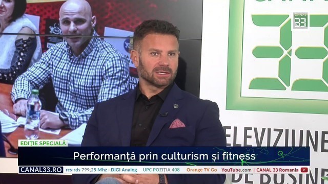 'Culturism şi fitness -  Gabriel Toncean, președintele Federației Române de Culturism și Fitness'