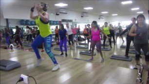 'Carola Lozada super chapa en el Vip Fitness club'