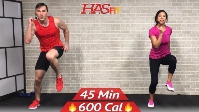 '45 Min Tabata HIIT Cardio and Abs Workout No Equipment Full Body at Home Training for Fat Loss'