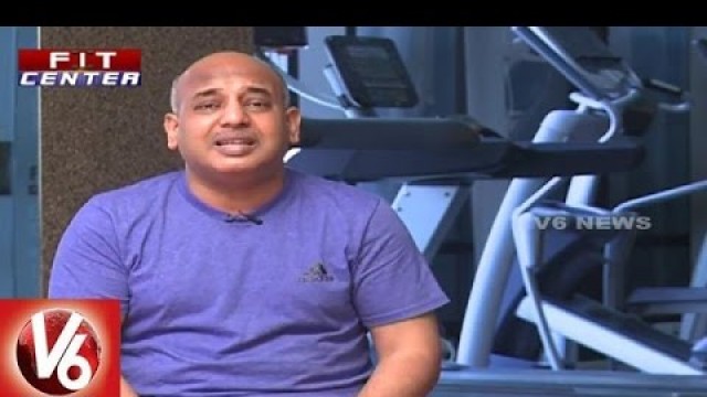 'Fit Center | Trainer Venkat Fitness Tips | Exercises For Knee Strengthening | V6 News'