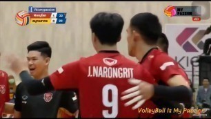 'Highlight อมรเทพ RMUTL Phitsanulok vs NK Fitness Samutsakhon #06-01-2019 Volleyball Thailand league'