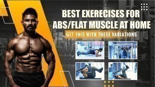 'Best Abdominal Exercises at Home || Abdominal Muscle Exercises in Telugu'