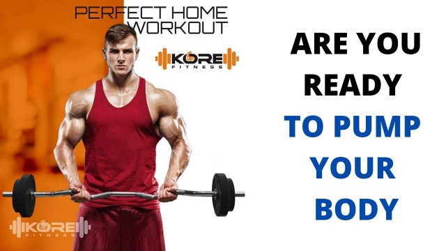 'Home Gym and Fitness Kit for People who grind - Kore K-PVC 20kg Combo 3 Leather'