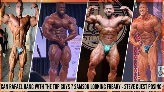 'Arnold Brazil wrap up - Samson looking freaky - Brett & Steve guest posing - Rafael needs more size'