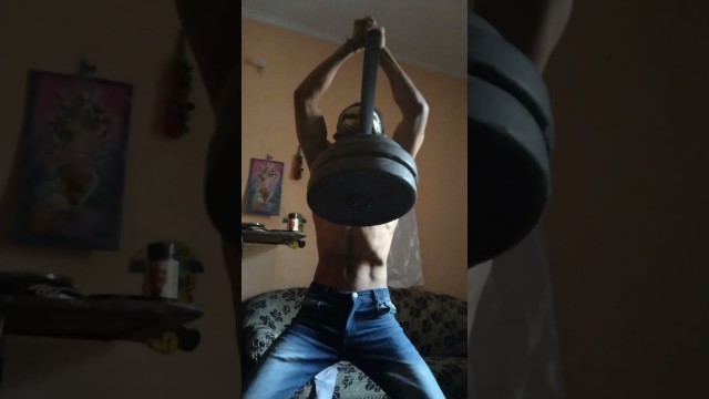 'workout for shoulders and back muscles। #shorts #military #crazy #freaky #fitness #muscles'