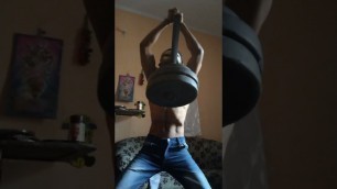 'workout for shoulders and back muscles। #shorts #military #crazy #freaky #fitness #muscles'