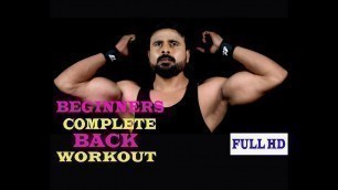 'Back Workout For Beginners  // Gym Freaky // Complete Beginner Guide'