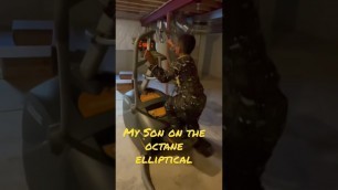 'Octane elliptical machine-My son working out￼'